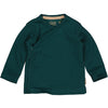 Jongens Longsleeve MARIUS NBW21 van Quapi Newborn in de kleur Green Petrol  in maat 68.