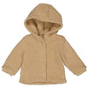 Unisexs Cardigan MAXIME NBW21 van Quapi Newborn in de kleur Sand in maat 68.