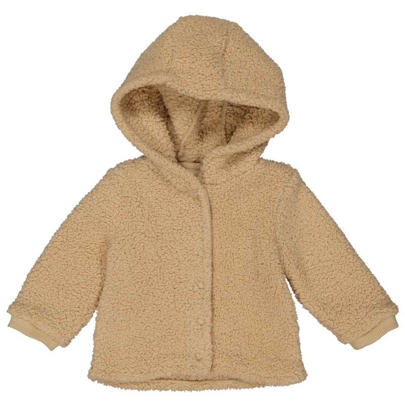 Unisexs Cardigan MAXIME NBW21 van Quapi Newborn in de kleur Sand in maat 68.