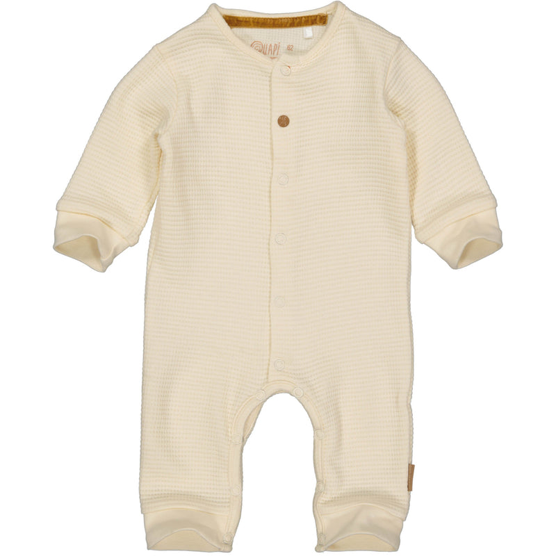 Unisexs Playsuit MELLE NBW21 van Quapi Newborn in de kleur Off White in maat 68.
