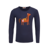 Someone T-Shirt Long Sleeves Someone Navy
