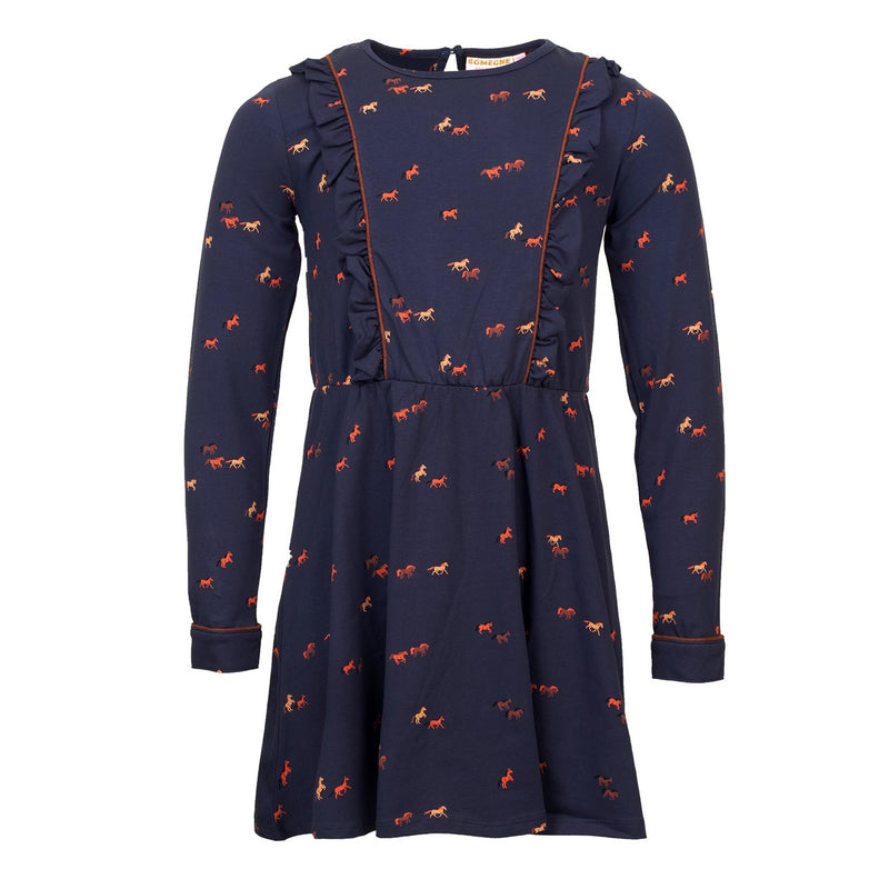 Someone Dress Long Sleeves Someone Navy