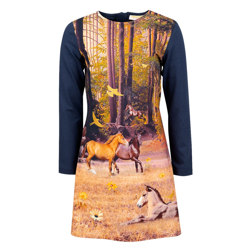 Someone Dress Long Sleeves Someone Navy