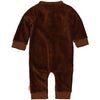 Jongens Playsuit MIKE NBW21 van Quapi Newborn in de kleur Brown Choco in maat 68.