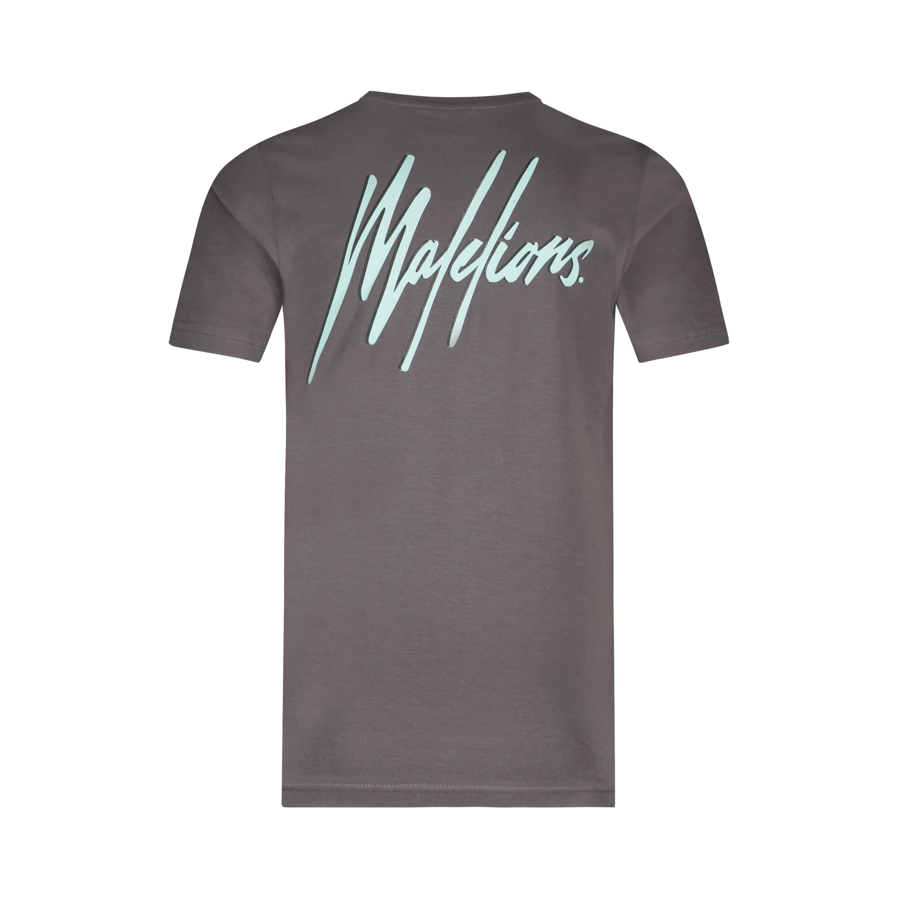 Malelions Malelions Junior Double Signature T-Shirt Antra/Mint
