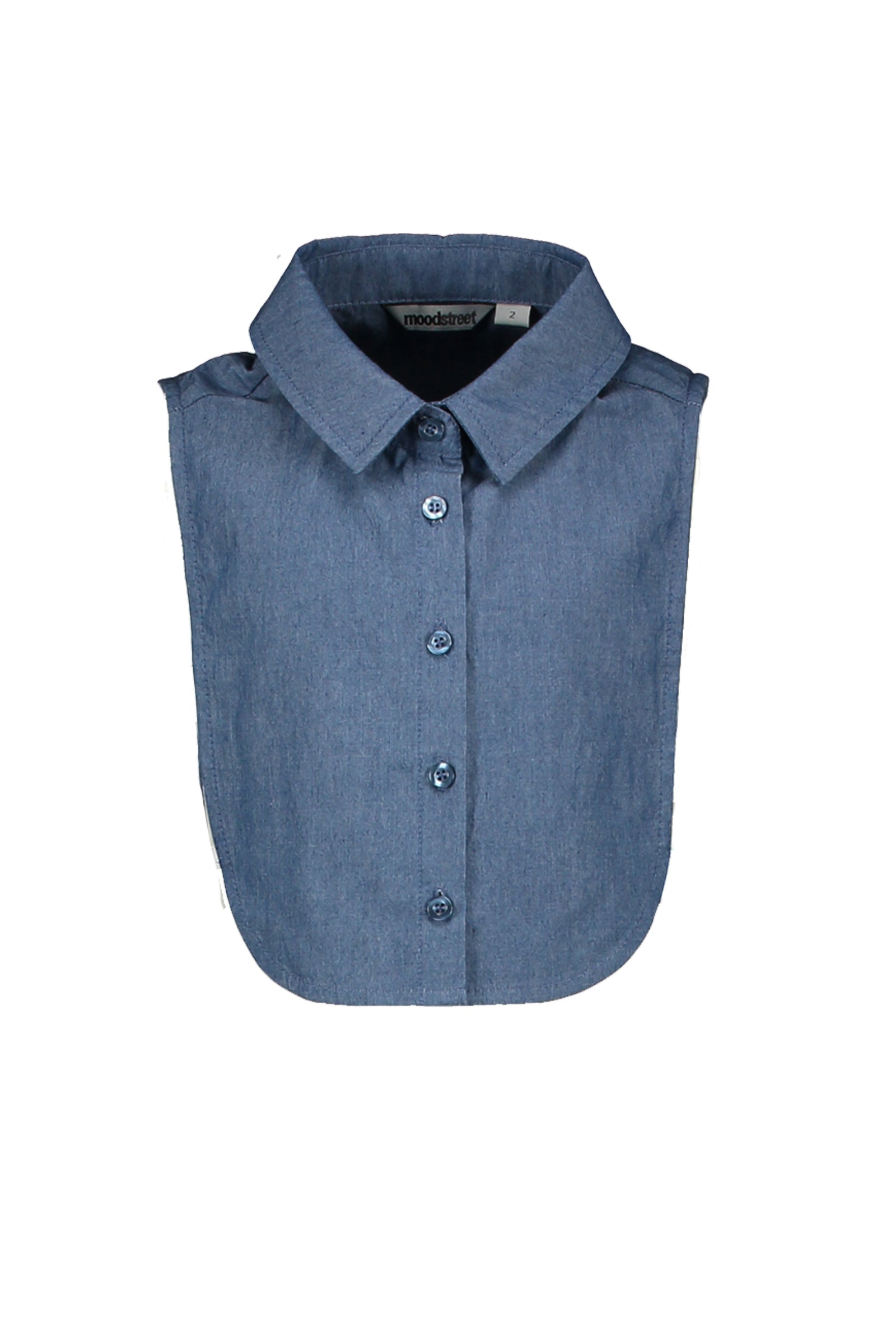 Moodstreet blouse kraagje denim