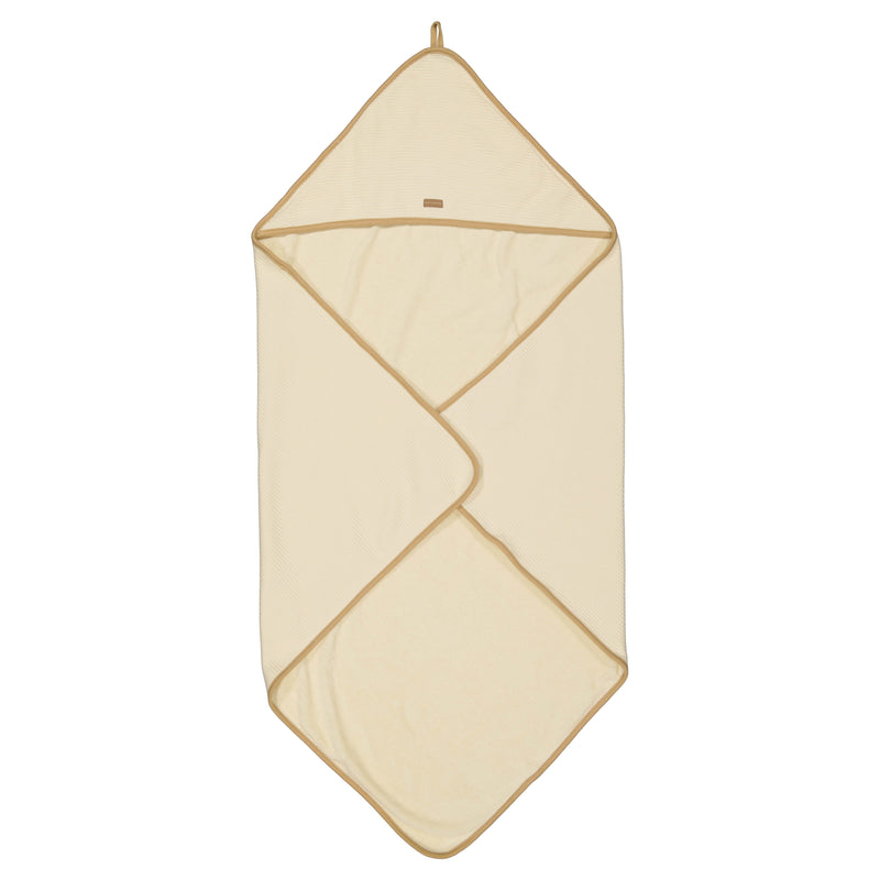 Unisexs Bathcape MOON NBW21 van Quapi Newborn in de kleur Off White in maat ONESIZE.