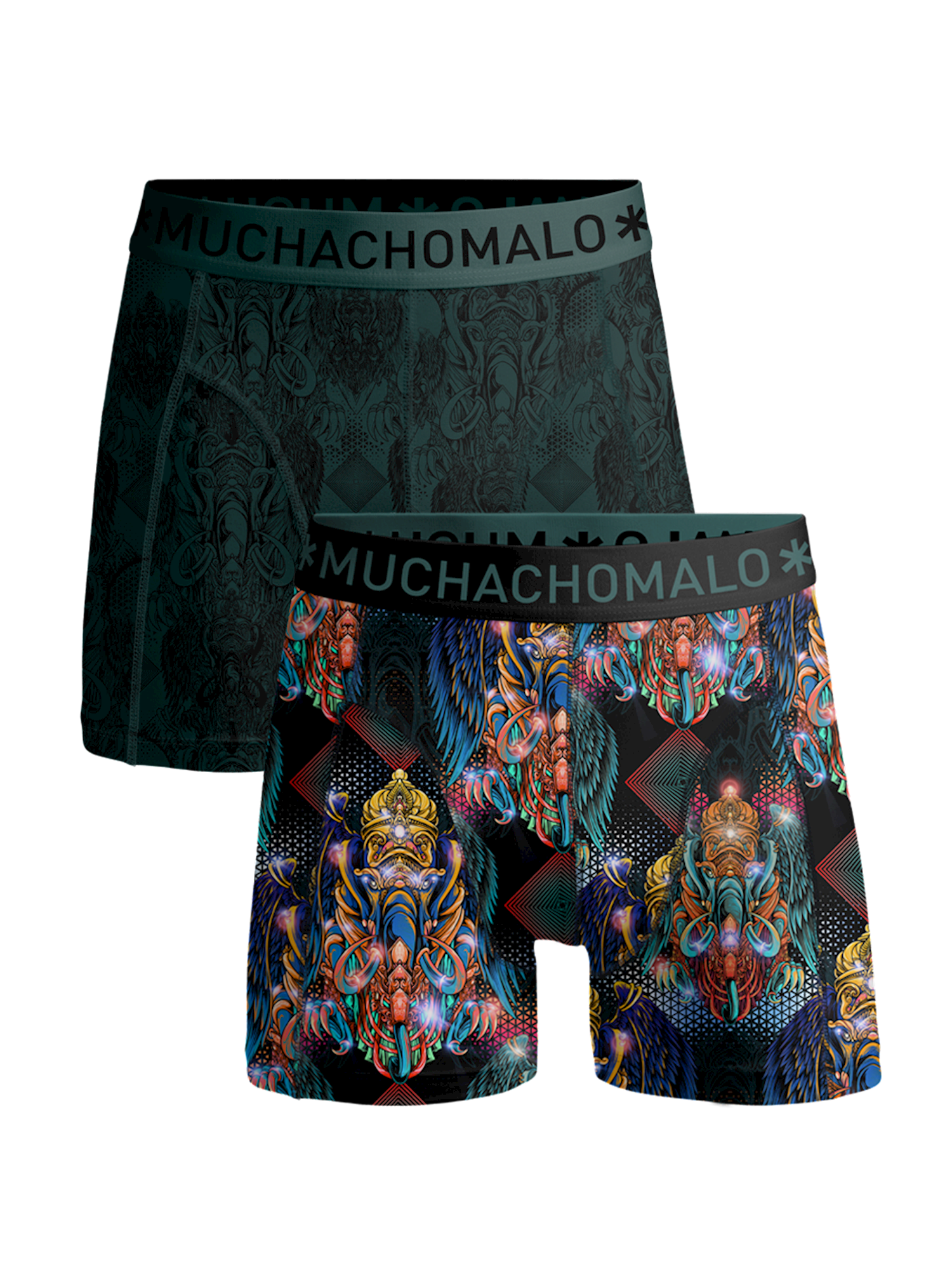 Muchachomalo Boys 2-pack shorts Myth Indo
