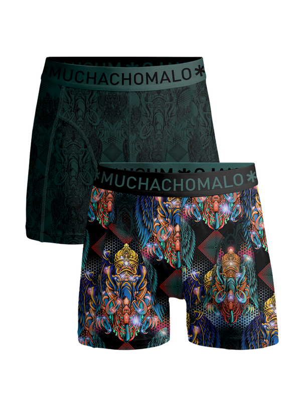 Muchachomalo Boys 2-pack shorts Myth Indo