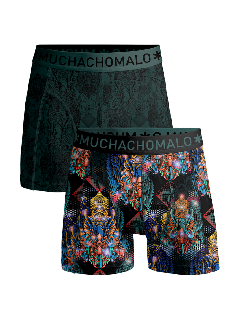 Muchachomalo Boys 2-pack shorts Myth Indo
