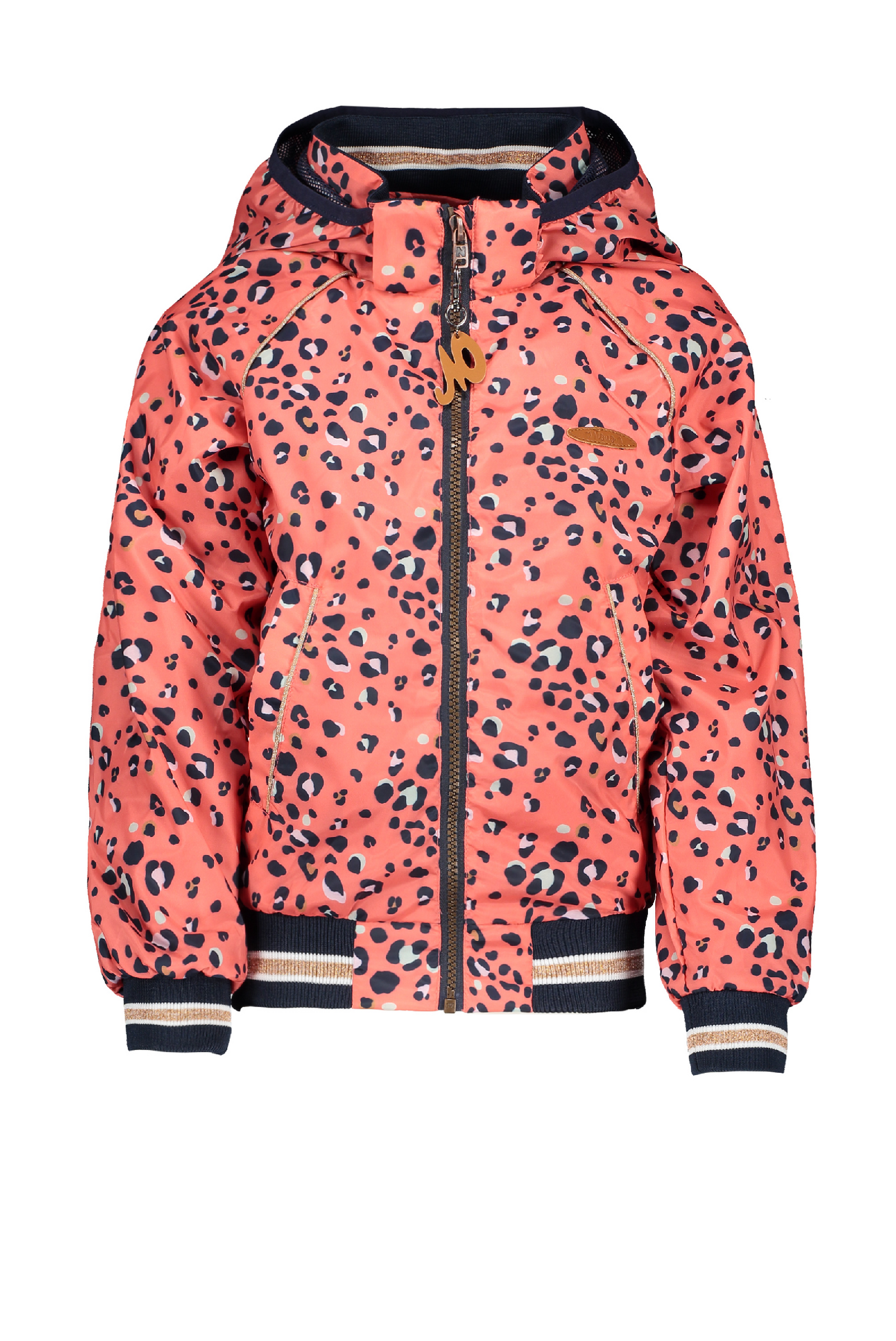 NoNo Bizz Zomerjas met capuchon AOP multi Animal