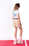 Meisjes Kiss Twistable ss shirt love me van NoNo in de kleur Navy Blazer in maat 146, 152.