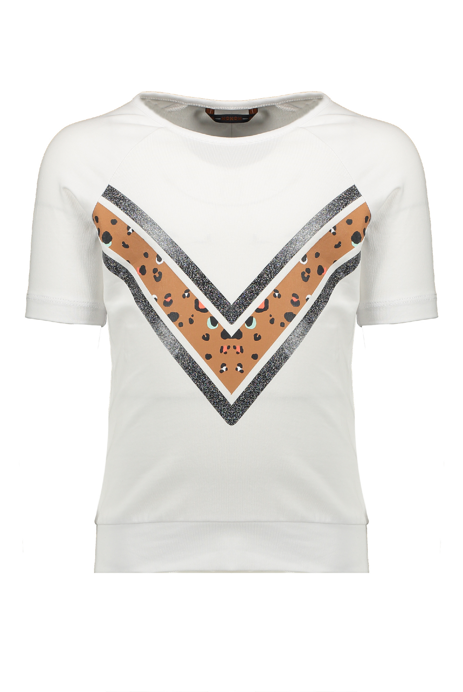 NoNo Kamou half sleeve/cut-out shirt