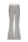 Meisjes Flared sweat pants  van NoNo in de kleur Nearly Black in maat 146, 152.
