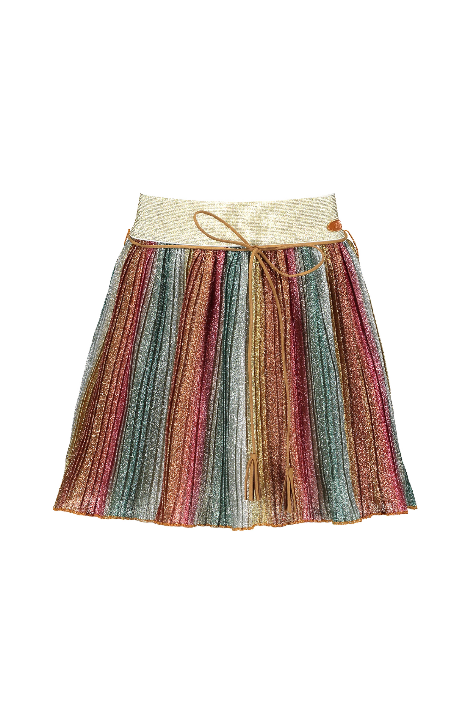 NoNo NikkyB pleated glitter skirt