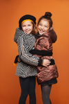 Meisjes Brooklynn Hooded long jacket van NoNo in de kleur Rood in maat 122/128.