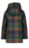 Meisjes Becky Wool jacket with furry hood van NoNo in de kleur Navy in maat 116.