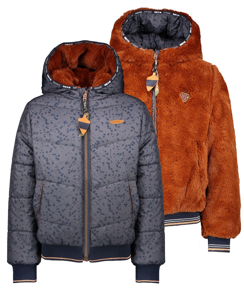 NoNo Bea Reversible Bomber with hood