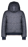Meisjes Bea Reversible Bomber with hood van NoNo in de kleur Navy in maat 110.