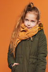 Meisjes Nono winterset Scarf + Beanie van NoNo in de kleur Geel in maat 134/164.