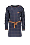 NoNo Monky dress l/sl AOP Check