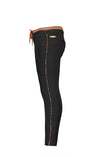 NoNo SeclerB sweat pants with leopard piping at side seams
