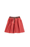 NoNo Nom pleated fake leather short skirt