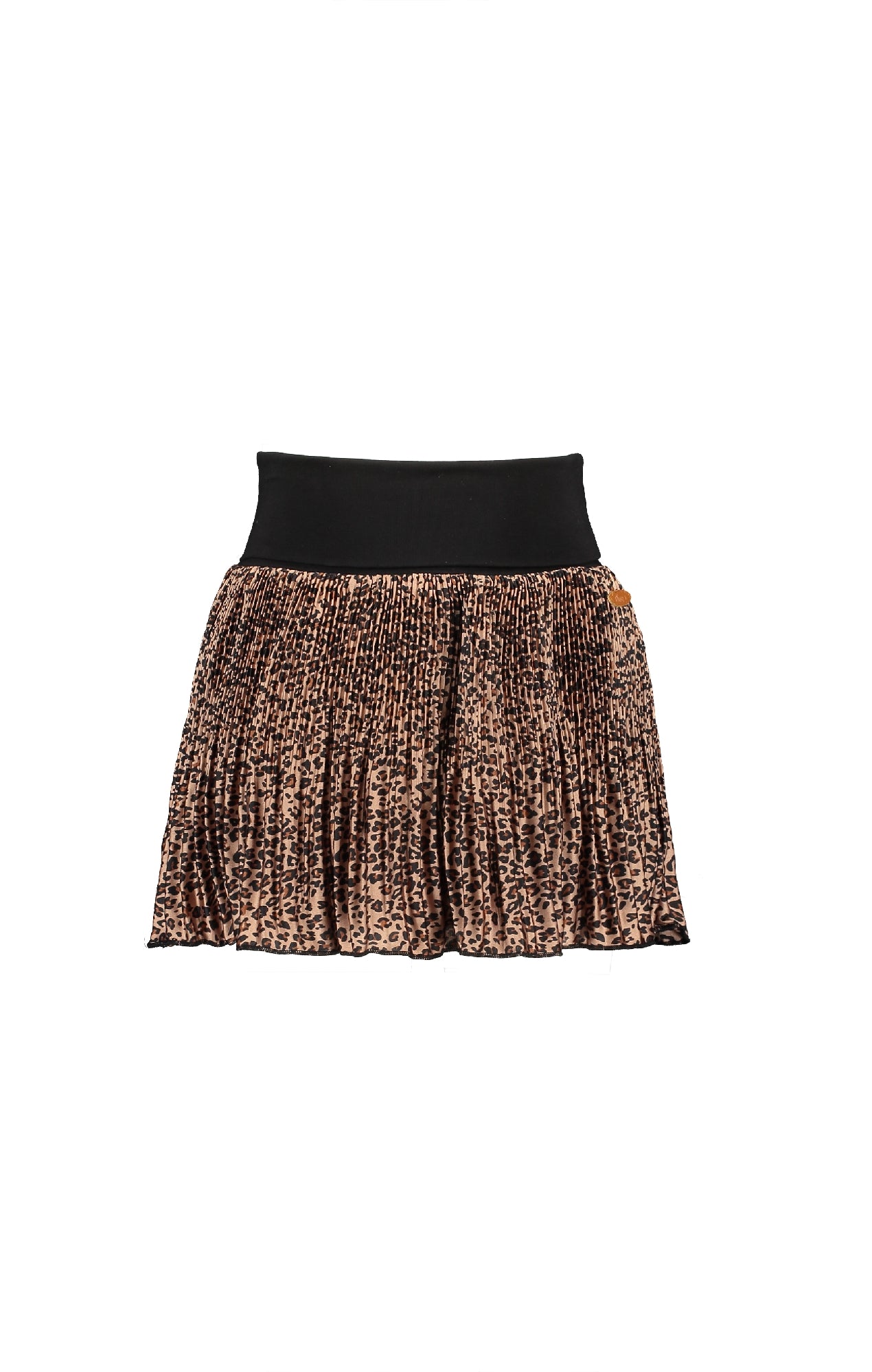 NoNo NalyB half pleated short skirt with folded jersey waistband