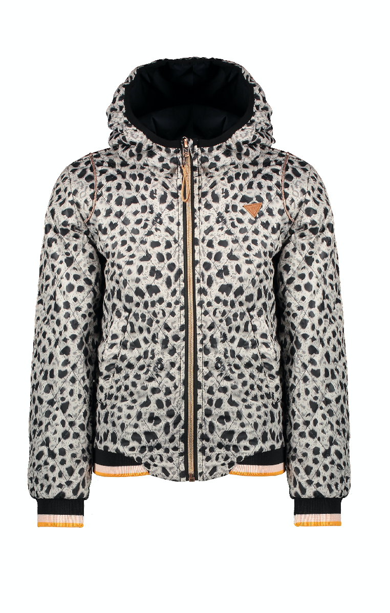 NoNo Billy hooded summer jacket in AOP Animal
