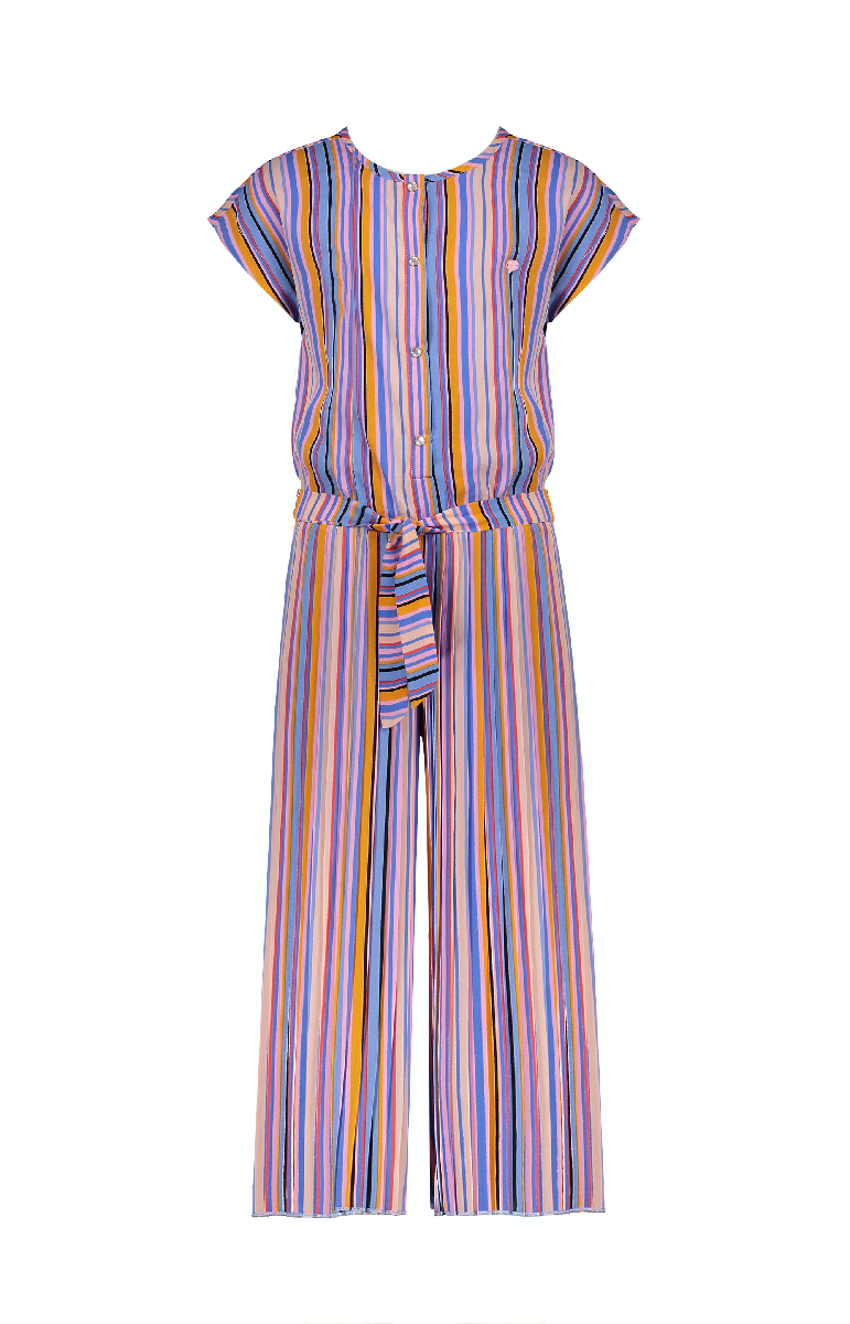 NoNo Sasou jumpsuit s/sl with 7/8 plisse pants
