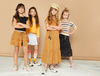 NoNo NikkieB 2 layered short skirt in Pebblestone AOP