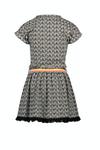 NoNo Mai ss sweat dress in African AOP with fringes at hem