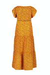NoNo Malia ss maxi dress in Pebblestone aop
