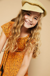 NoNo Malia ss maxi dress in Pebblestone aop