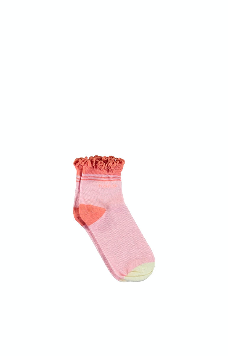 NoNo Rosie normal sock with ruffled edge