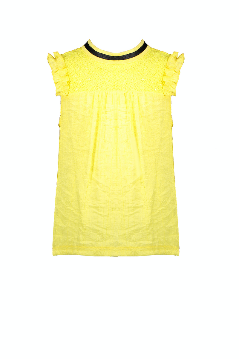 NoNo Taya Blouse no sleeve with lace details