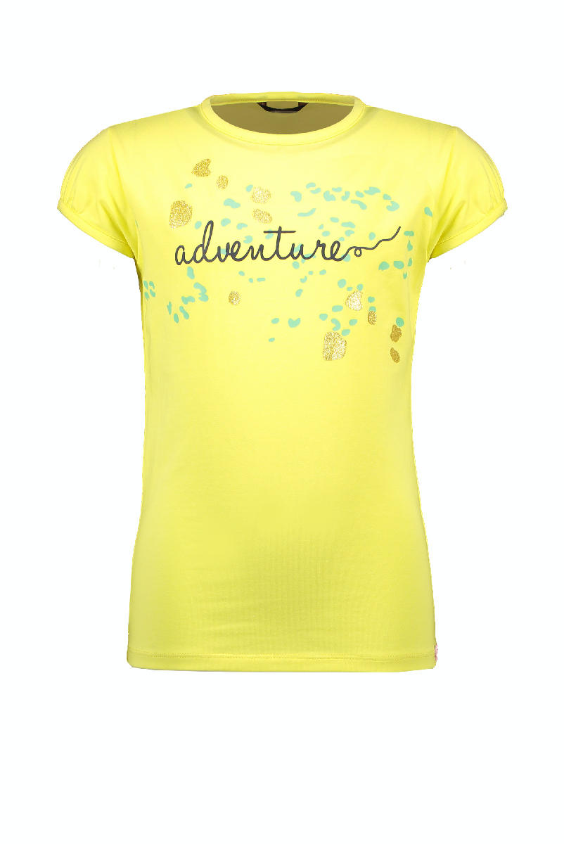 NoNo Kamsi tshirt capsleeve with Adventure print