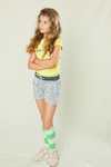 NoNo Kamsi tshirt capsleeve with Adventure print