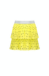 NoNo NikkiB 2 layered plisse skirt in Toucan AOP