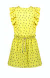NoNo Myrthe dress with capsleeves in Toucan AOP