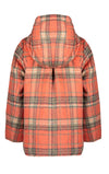 Meisjes Badras classic wooly hooded jacket van NoNo in de kleur Crayfish in maat 134-140.