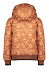Meisjes Bombai reversible hooded bomber jacket van NoNo in de kleur Puppy in maat 146-152.