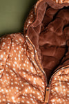Meisjes Bombai reversible hooded bomber jacket van NoNo in de kleur Puppy in maat 146-152.