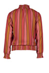 NoNo Tipi recyled PL blouse with smocking at neck+waistband