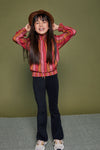 NoNo Tipi recyled PL blouse with smocking at neck+waistband