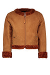 NoNo Delif reversible cardigan Fake suede+velvet fur