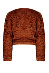 NoNo Delif reversible cardigan Fake suede+velvet fur