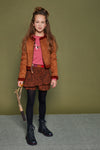 NoNo Delif reversible cardigan Fake suede+velvet fur