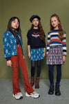 NoNo Kulia yarn dyed multicolor striped flatknitted top