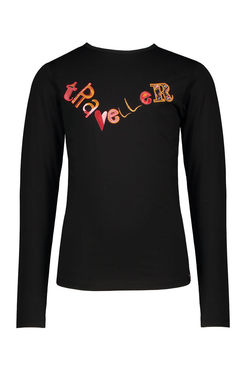 NoNo Kus longsleeve Traveller print